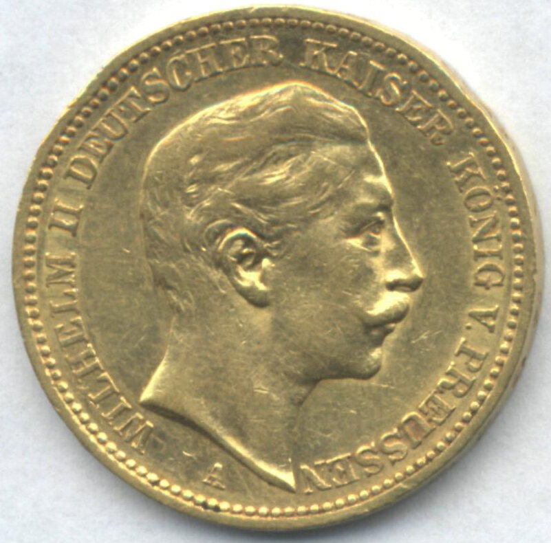 20 marcos Imperio alemán